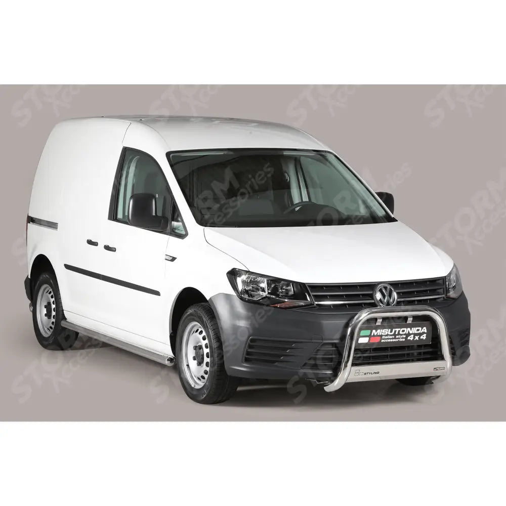 Vw Caddy 2015 On Misutonida Ec Approved Front A-bar - 63mm - Stainless Finish