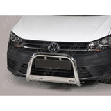 Vw Caddy 2015 On Misutonida Ec Approved Front A-bar - 63mm - Stainless Finish