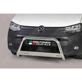 Vw Caddy 2021 On Misutonida Eu Approved Stainless Steel Front A-bar - 63mm
