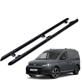 Vw Caddy 2021 On - Side Bars Steps - Angular Type - Short Wheel Base - Black - 60mm