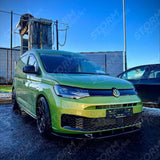 Vw Caddy 2021 On V2 Front Splitter - Gloss Black