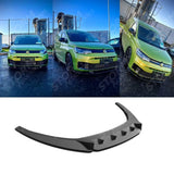 Vw Caddy 2021 On V2 Front Splitter - Gloss Black