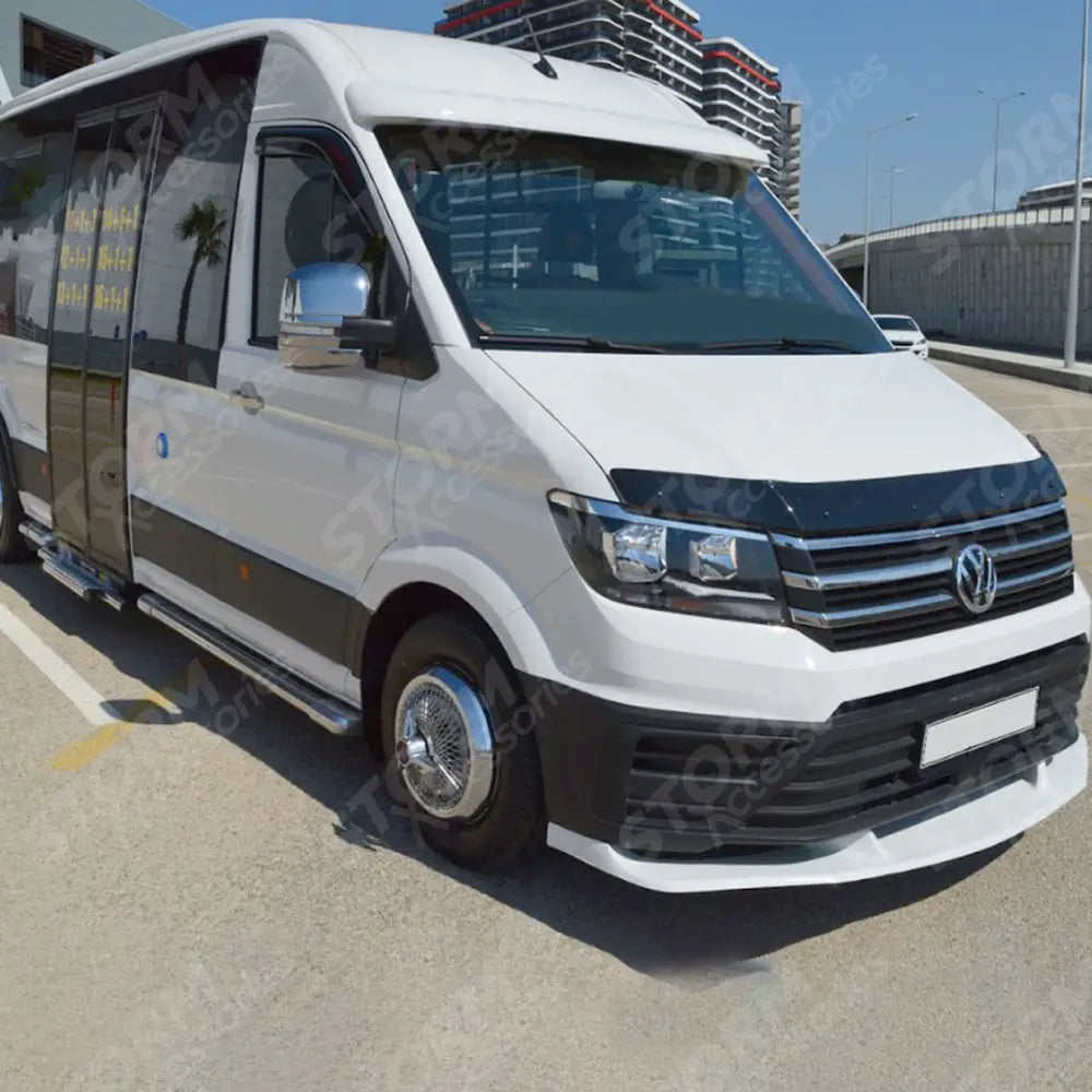 Vw Crafter 2017 On / Man Tge 2017 On Stx Bonnet Guard Protector - Black