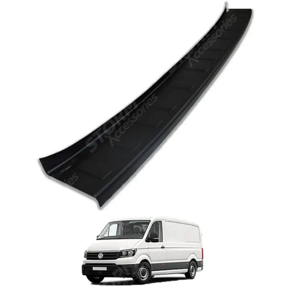 VW Crafter 2018 On Rear Bumper Protector Cover In Black