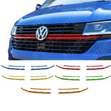 Vw T6.1 Transporter Front Radiator Badged Grille Upper Lower Clip In Trim Choose Colour