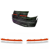 Vw T6 Transporter 2015-2019 Front Upper 2 Piece Clip In Grille Streamer - Choose Colour Red