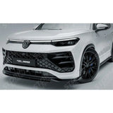VW Tayron R-Line MK1 2025 On Front Splitter In Gloss Black