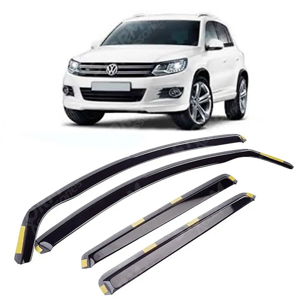 Vw Tiguan 2007 - 2016 - Stx Internal Wind Deflectors - 4pcs - W134 - Clip In