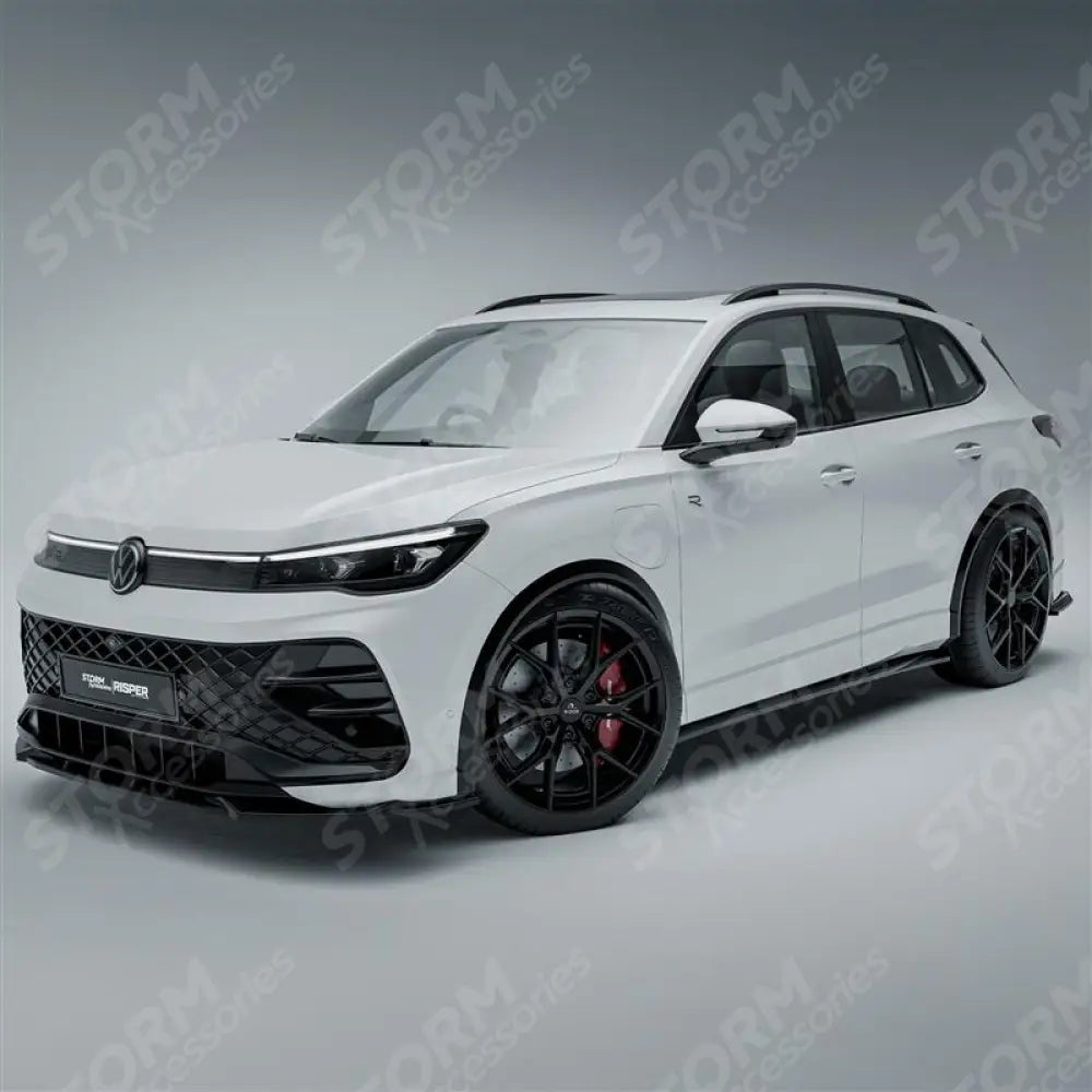 VW Tiguan R-Line MK3 2024 On Aero Body Kit In Gloss Black