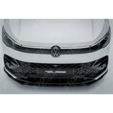 VW Tiguan R-Line MK3 2024 On Front Splitter In Gloss Black