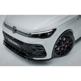 VW Tiguan R-Line MK3 2024 On Front Splitter In Gloss Black