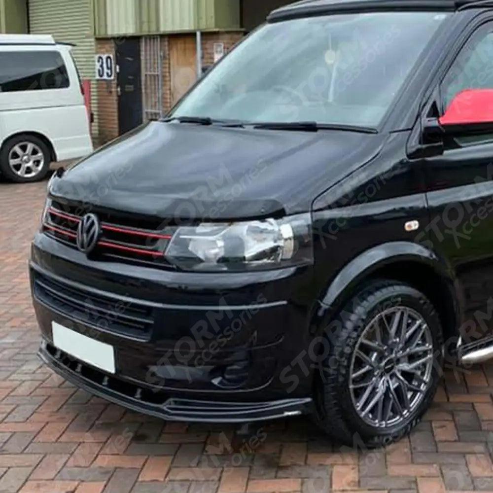 Vw Transporter T5 2003-2009 Stx Front Splitter Spoiler
