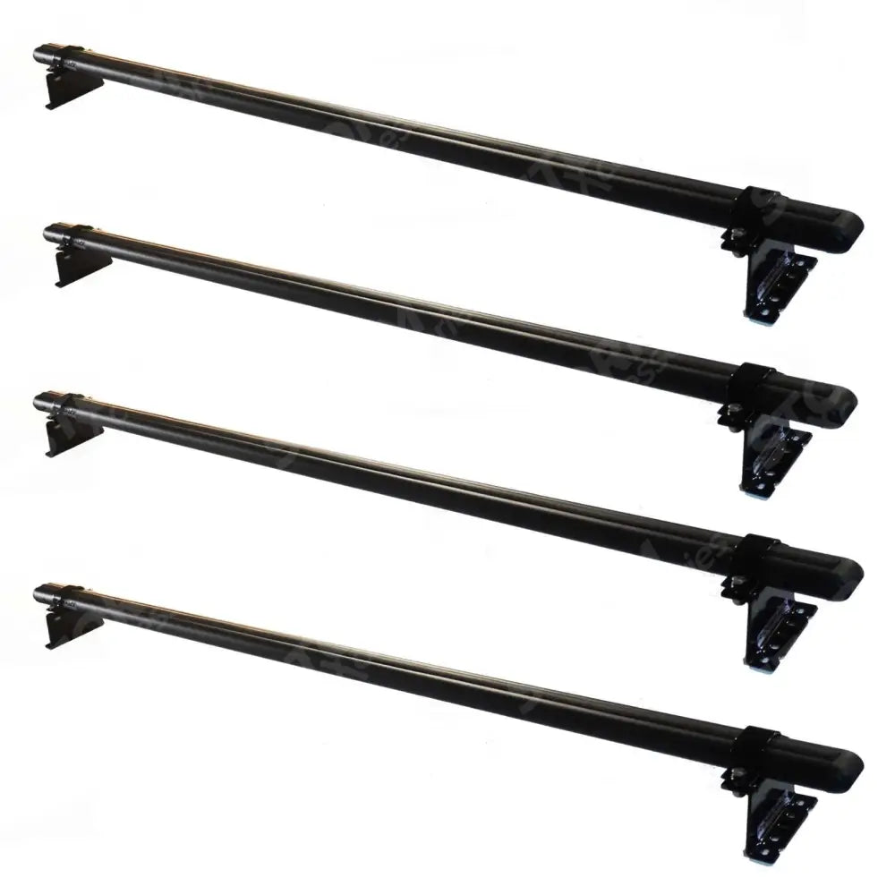 Vw Transporter T5 2003 - 2024 Ridgerack Roof Rack - 4 Bar Style - Black