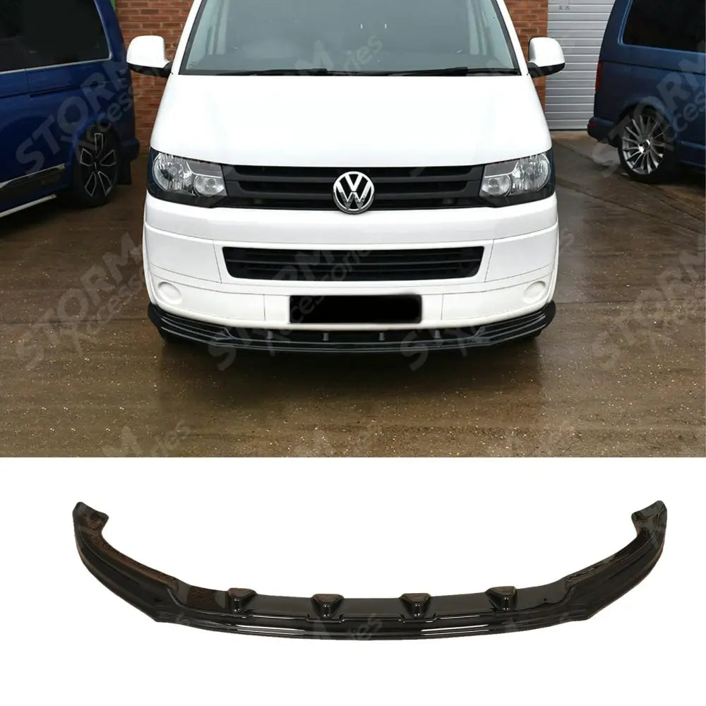 Vw Transporter T5 2010 - 2014 Stx Front Splitter Spoiler
