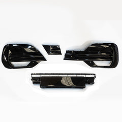 VW TRANSPORTER T6.1 2019 ON REPLACEMENT LOWER FRONT GRILL KIT – GLOSS BLACK - Storm Xccessories2