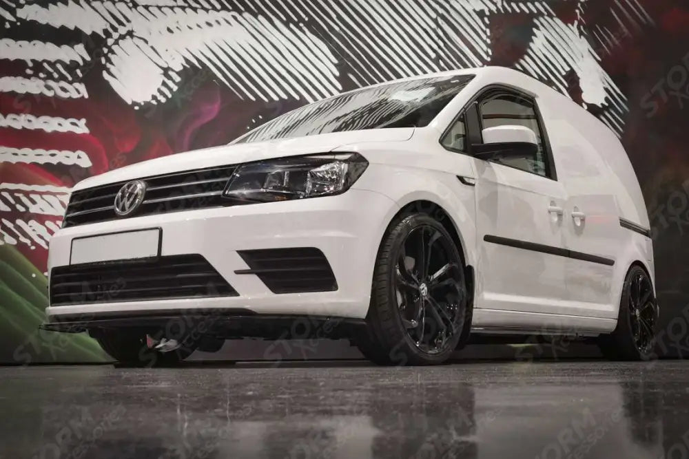 W130 For Vw Caddy 2015 On Stx Internal Wind Deflectors - 2pcs - Clip In Fitment - Dark Smoke