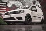W130 For Vw Caddy 2015 On Stx Internal Wind Deflectors - 2pcs - Clip In Fitment - Dark Smoke