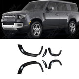 Wheel Arch Kit Gloss Black For Land Rover Defender 130