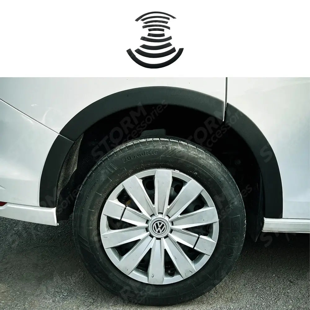 Wheel Arch Trims Matte Black (10 Pcs) For Volkswagen Caddy Mk5 2021+