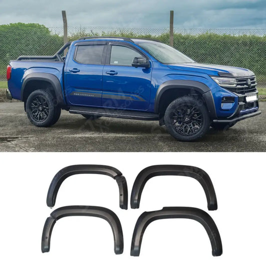 Wheel Arches 6 PC Set In Matt Black For VW Amarok 2023 On