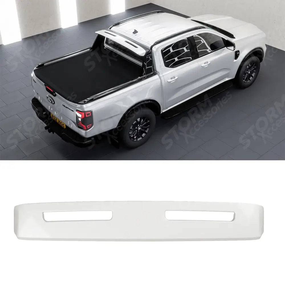 Wildtrak Cowling Add On Spoiler Colour Coded For Ford Ranger Next Gen 2023+ Frozen White - 7VT