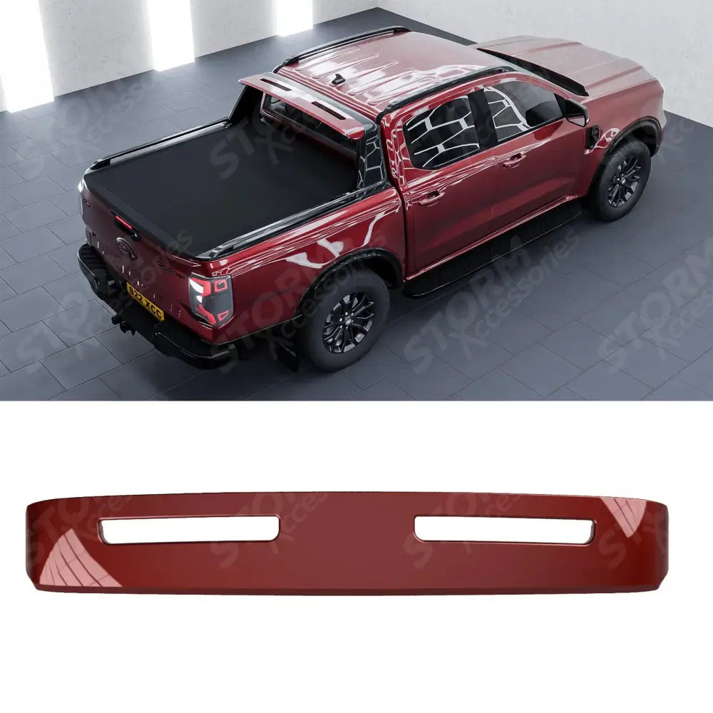 Wildtrak Cowling Add On Spoiler Colour Coded For Ford Ranger Next Gen 2023+ Lucid Red - D4