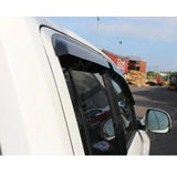 Wind Deflectors 4-pcs Set Black External Fit For Vw Amarok 2010-2017 Double Cab