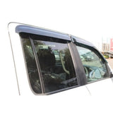 Wind Deflectors 4-pcs Set Black External Fit For Vw Amarok 2010-2017 Double Cab
