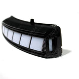 Wing Mirror Covers Caps With Indicator Leds Black Pair For Ford Ranger 2012-2022