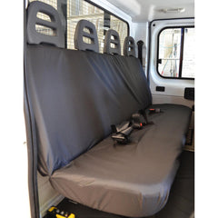 CITROEN RELAY VAN 2006-2022 CHASSIS CAB REAR SEAT COVERS - BLACK - Storm Xccessories2