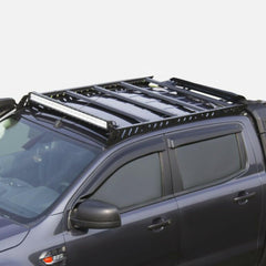 FORD RANGER - OFF-ROAD CARGO ROOF RACK - RAILS - DOUBLE CAB - BLACK - Storm Xccessories2