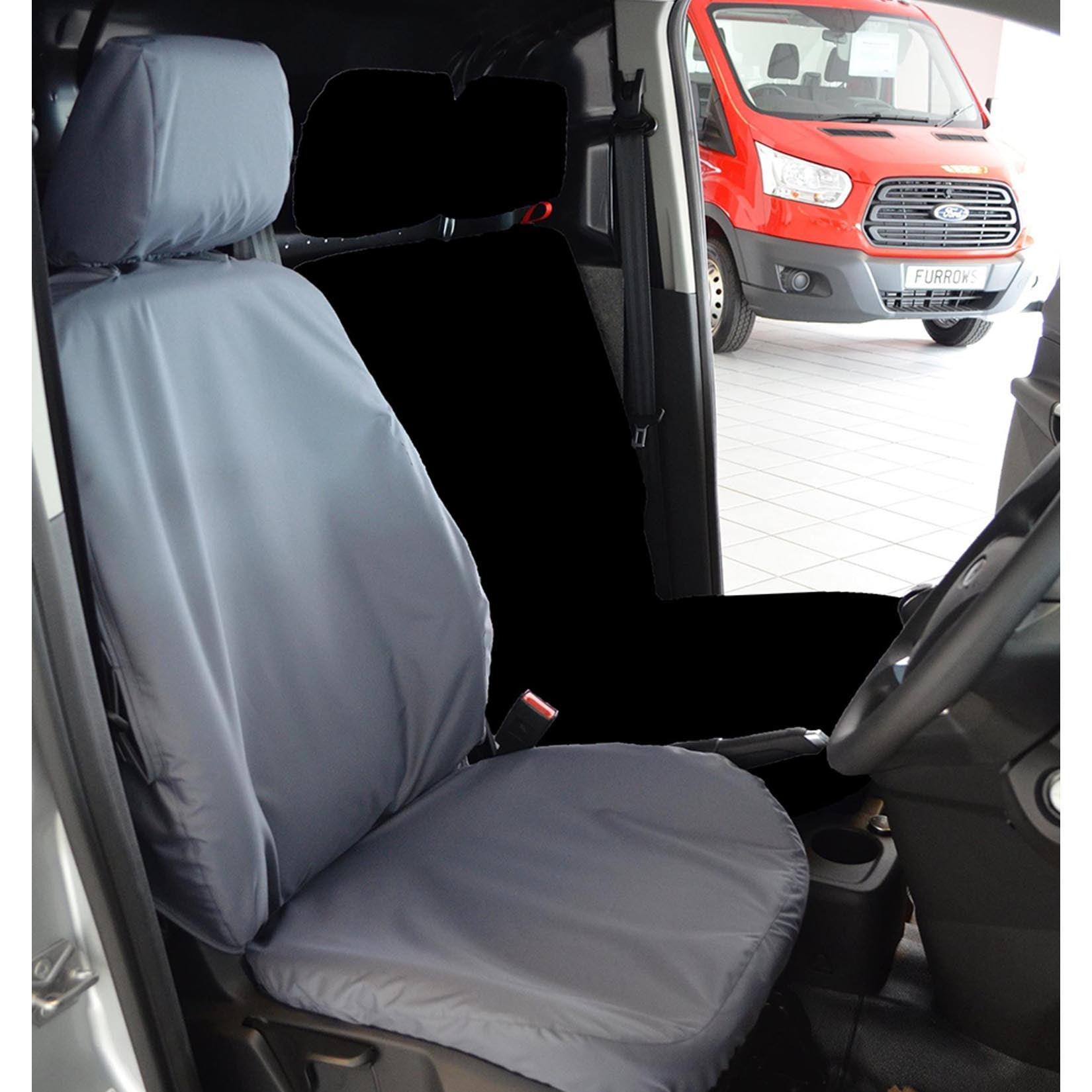 FORD TRANSIT CONNECT VAN 2014-2018 DRIVER'S SEAT COVER - GREY - Storm Xccessories2