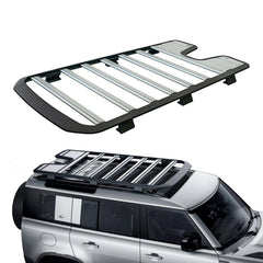 LAND ROVER DEFENDER 110 L663 2020 ON OE STYLE ROOF RACK (IN SILVER) - Storm Xccessories2