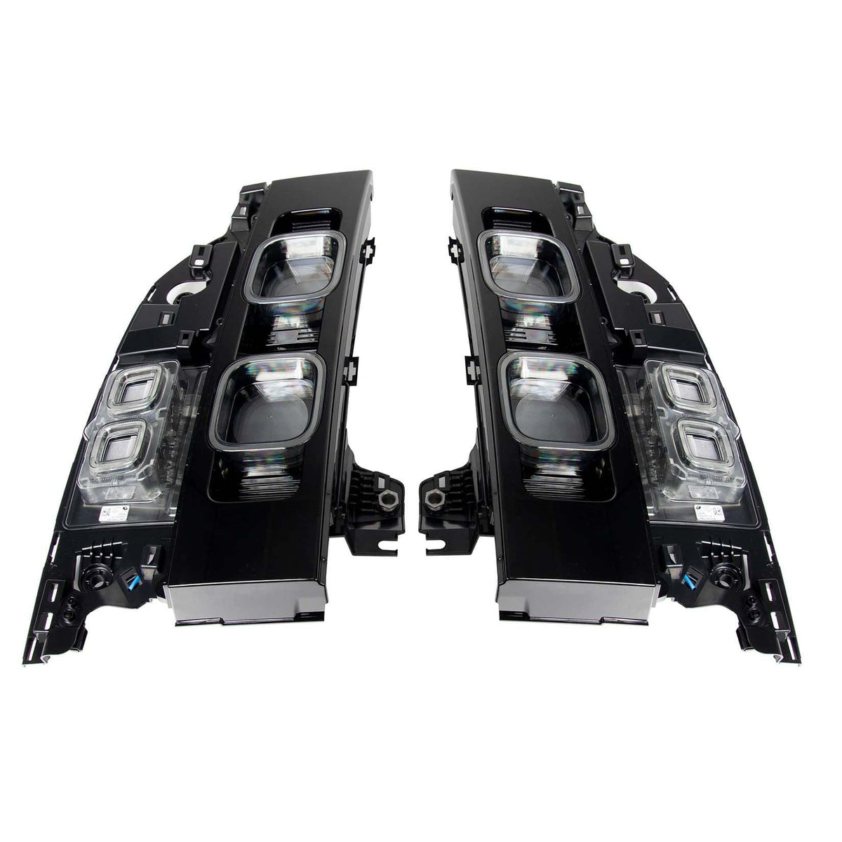 LAND ROVER DEFENDER L663 2020 ON SMOKED X REAR TAIL LIGHTS PAIR - GENUINE - Storm Xccessories2