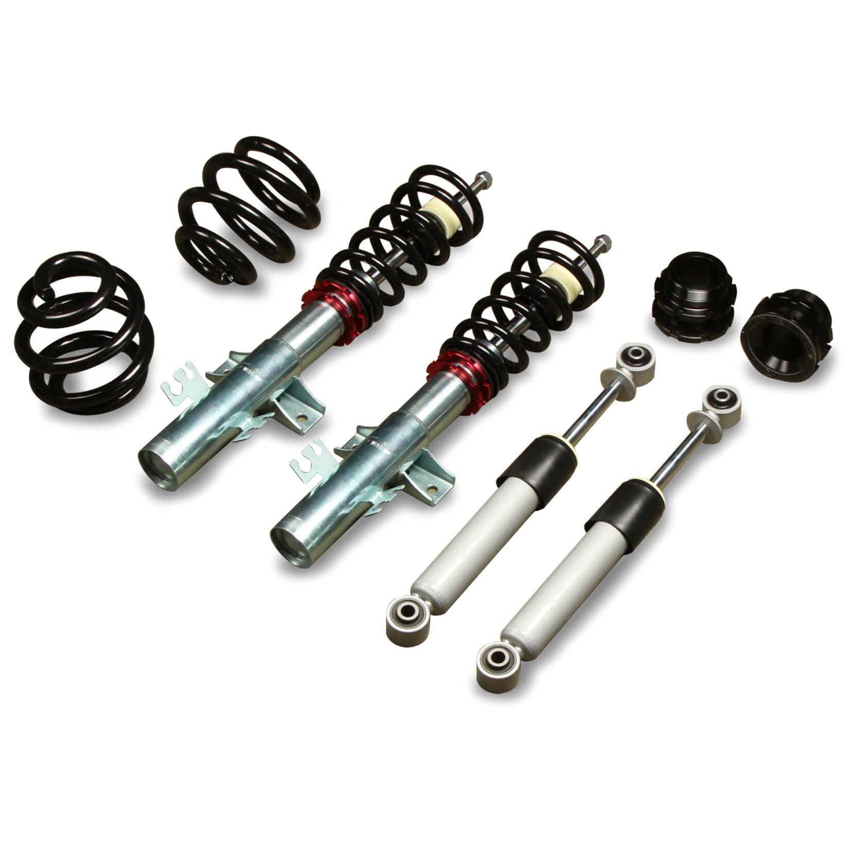LOW PRO ADJUSTABLE COILOVER KIT – VW TRANSPORTER T5 T6 T28 T30 - 2003 ON - Storm Xccessories2