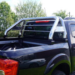 MITSUBISHI L200 SERIES 5 &amp; 6 2016 ON STAINLESS STEEL SX ROLL BAR - Storm Xccessories2