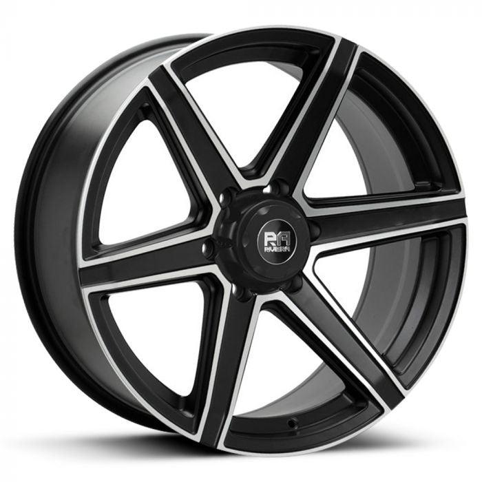 RIVIERA XTREME RX800 BLACK WITH POLISHED FACE 20 INCH ALLOYS - 6X114.3 - Storm Xccessories2