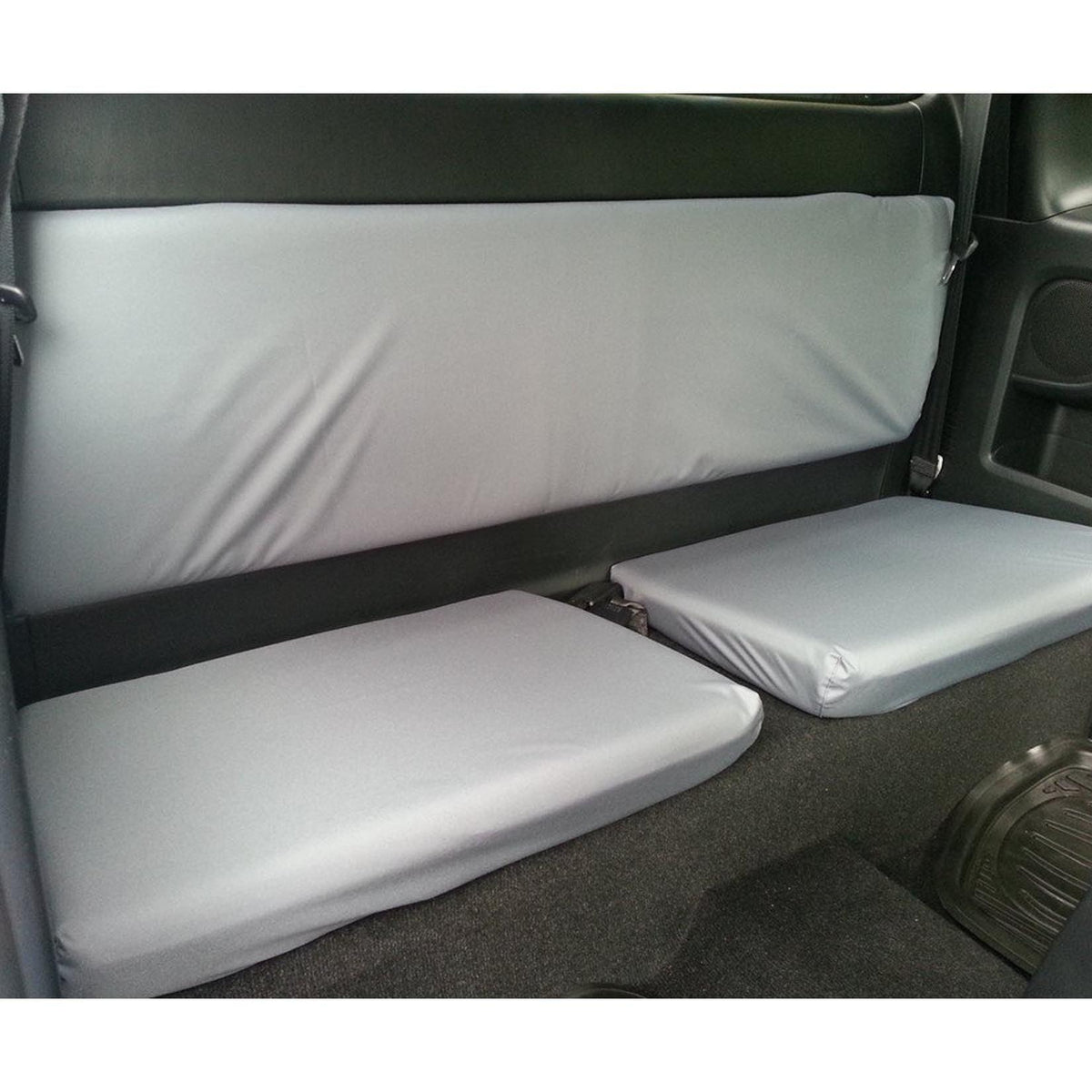 TOYOTA HILUX 2005-2016 EXTRA CAB REAR SEAT COVERS - GREY - Storm Xccessories2