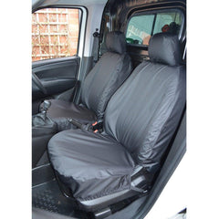 VAUXHALL COMBO 2012-2018 FRONT PAIR SEAT COVERS - BLACK - Storm Xccessories2