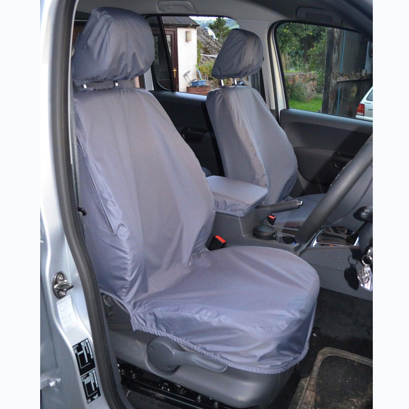 VW AMAROK 2011-2022 - FRONT SEAT COVERS - GREY - Storm Xccessories2
