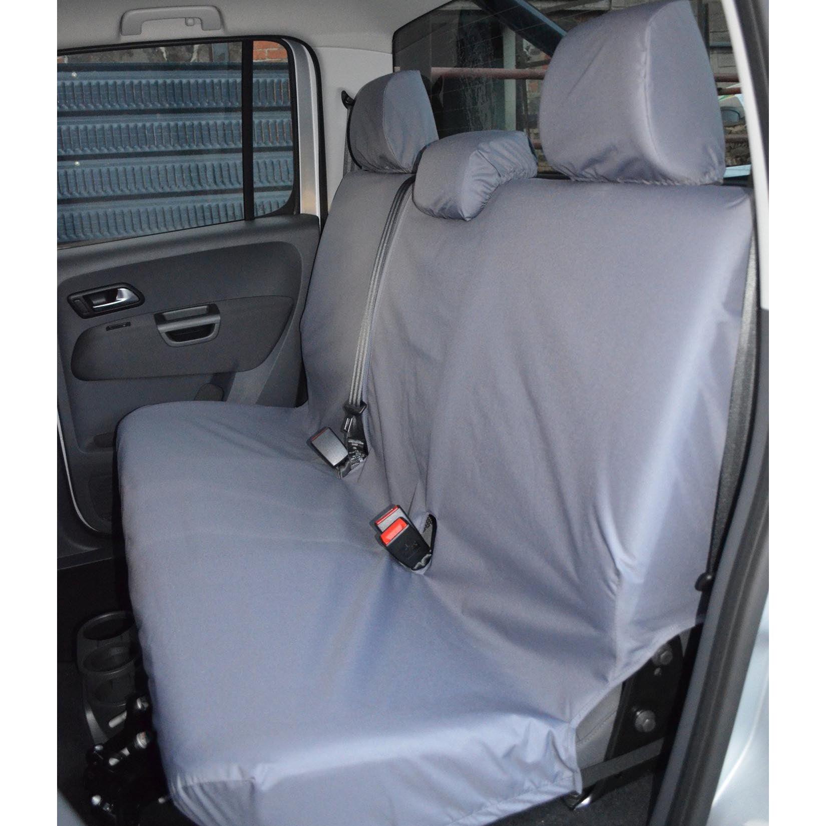 VW AMAROK 2011-2022 – REAR SEAT COVERS – GREY - Storm Xccessories2