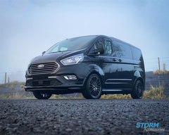 Ford Transit Custom 2012 - 2024 - Stx Internal Wind Deflectors - W107 - 2pcs - Clip On - Dark Smoke