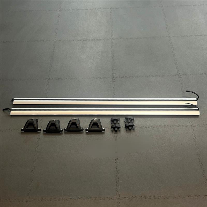 Ridgerail V2 Crossbars - Cross Bars Rails For Roll Top Tonneau Cover - Silver