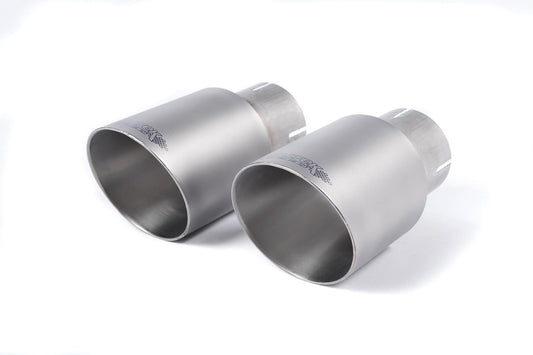 Ford Ranger T9 3.0 V6 Wildtrak Milltek Cat Back Raptor Style Exhaust System Brushed Titanium