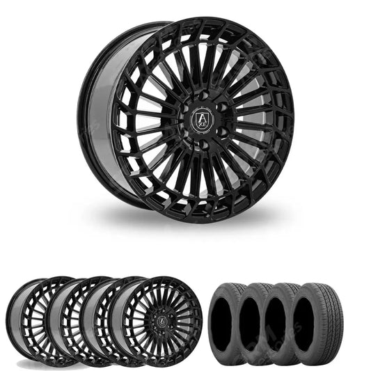 18" Wheel & Tyre Package AXE Alloys With Toyo Tyres For Ford Transit Custom 2024+
