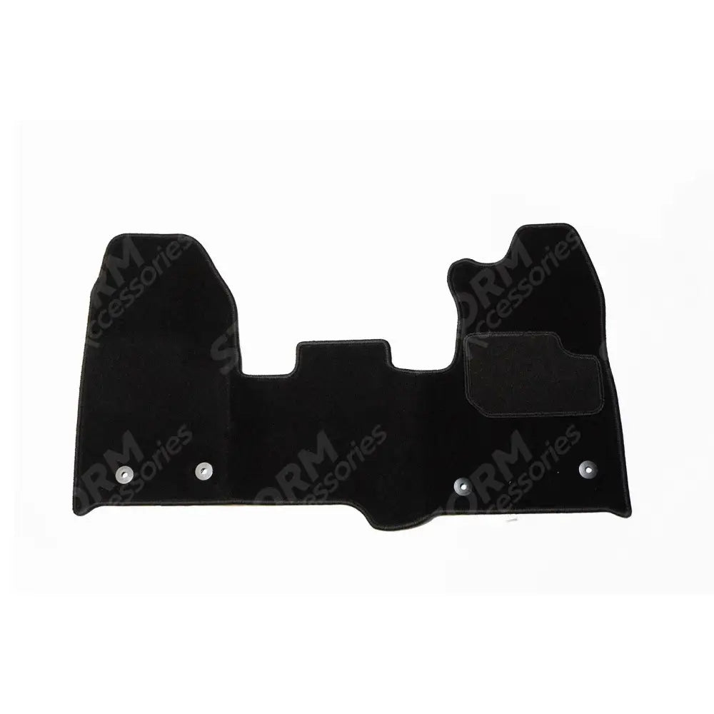 1pc Tailored Fit Carpet Mat In Black For Ford Transit Custom 2016-2020
