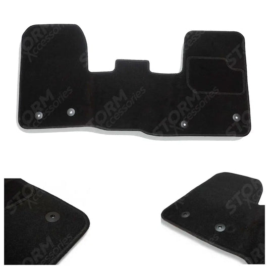 1pc Tailored Fit Carpet Mat In Black For Ford Transit Custom 2020-2024
