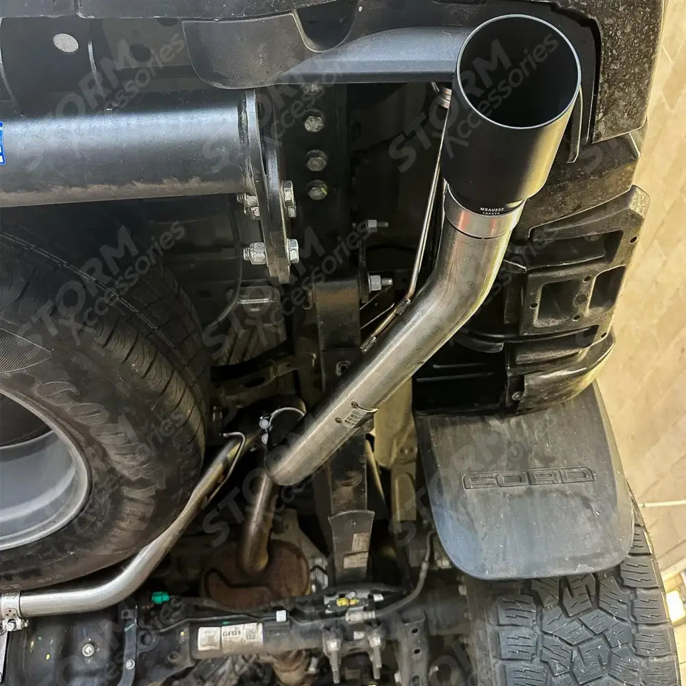 2.0TDCI 205PS Milltek Sport Axle Back 'Raptor Look' Exhaust System For Ford Ranger 2022+