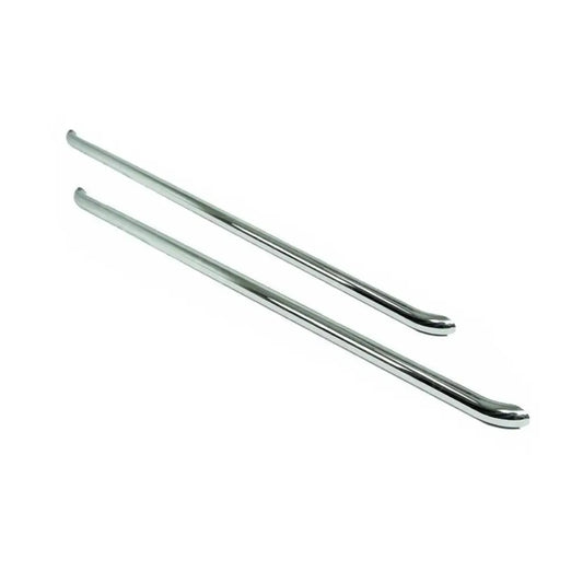 Swb 2.4 Inch Stainless Steel STX Style Sportline Side Bars Pair For Renault Trafic 2001 On / Vauxhall Vivaro 2001-2019