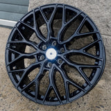 20" 6x120 VC1 ALLOY WHEEL IN GLOSS BLACK For FORD TRANSIT CUSTOM 2024+